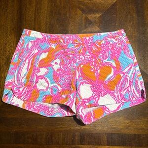 Lilly Pulitzer Adie "Shorely Blue Feeling Tanked” Shorts